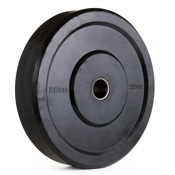 Nordic Fighter svarte bumper-vektplater 5kg / 50mm (1 stk)